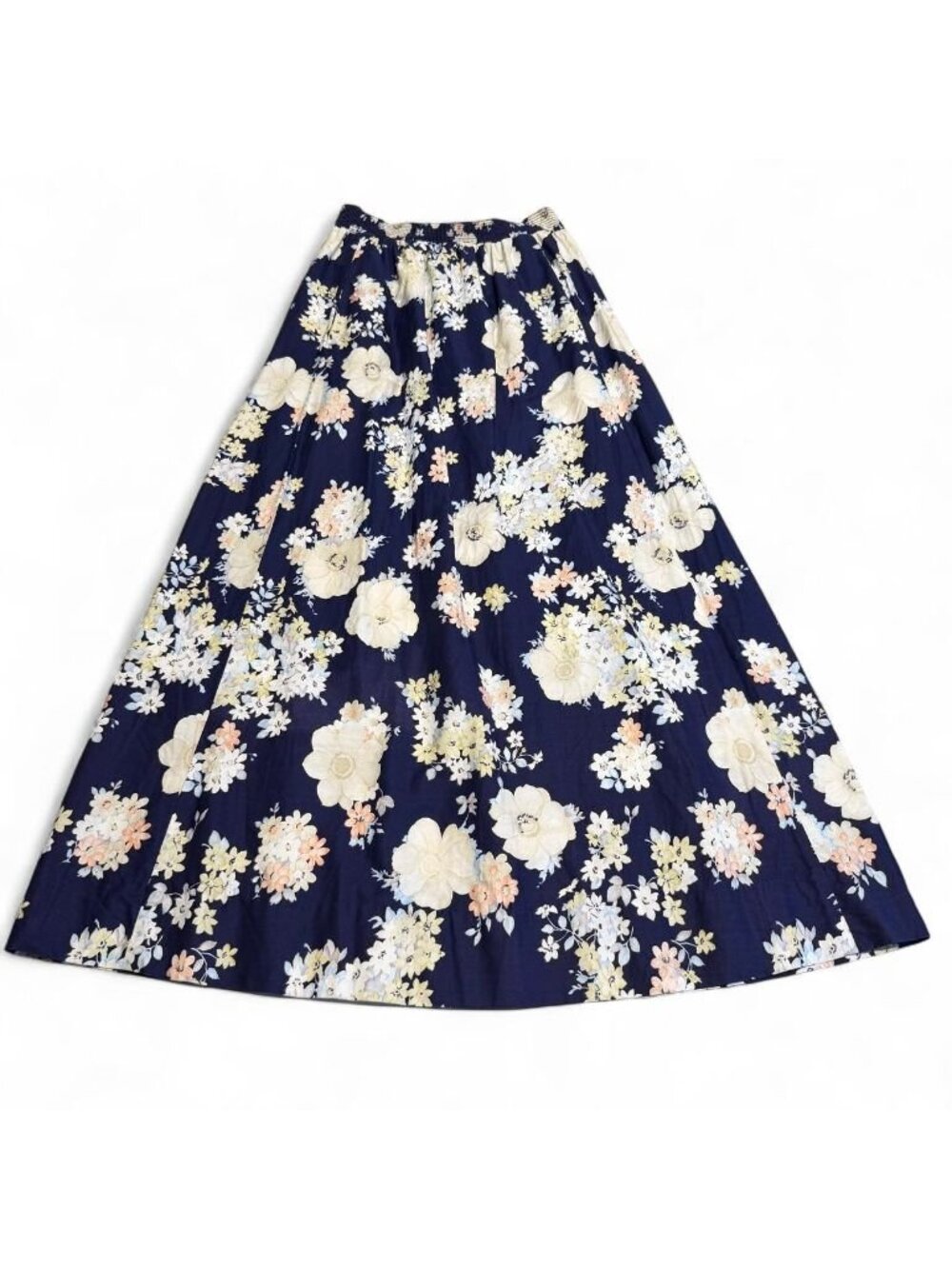 Vintage 90's Floral Boho Maxi Skirt Women's Small Cottagecore Summer Grandma - Picture 1 of 6